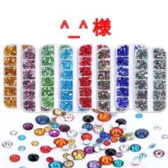 【^_^ 様】　高分子ストーン　ミルキーストーン　デコストーン　デコうちわ　ラインストーン