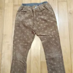 333 130cm F.O.KIDS　コーデュロイ　厚手ストレッチ長パンツ