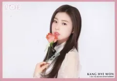 【中古】生写真(女性) IZ*ONE/カン・ヘウォン/横型・花・枠ピンク/KCON 2019 JAPAN ランダム生写真