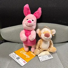 【送料無料】ディズニー　ピグレットとティガーのぬいぐるみセット