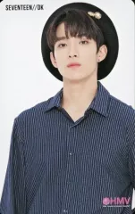 【中古】コレクションカード(男性) SEVENTEEN/DK(ドギョム)/上半身・背景白/CD「JAPAN 1ST SINGLE『Happy Ending』」HMV SEVENTEENmuseum2019開催店舗限定特典スペシャルカード