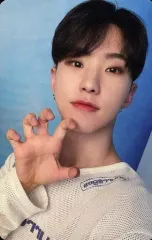 【中古】コレクションカード(男性) SEVENTEEN/HOSHI(ホシ)/裏面青/CD「ALWAYS YOURS」(CARAT盤)封入フォトカードH