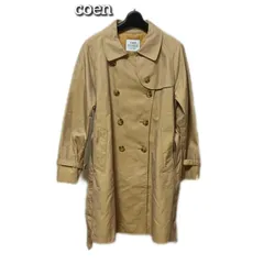 トレンチコート  coen　ベージュ　Mサイズ相当   ウエストベルト