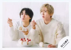 【中古】生写真(STARTO) なにわ男子/大西流星・道枝駿佑/横型・上半身/「なにわ男子 LIVE TOUR 2024 ’+Alpha’」グッズオフショット/公式生写真