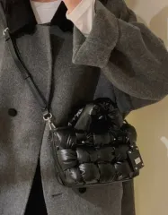 (新品) キルティング ダウン バッグ トートバッグ クロスバッグ