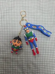 クレヨンしんちゃん アクション仮面 キーホルダー 新品
