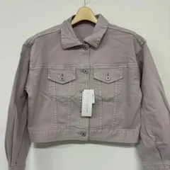 【新品タグ付】PROPORTION BODY DRESSING ショート丈 デニム Gジャン S レディース グレージュ