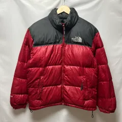 正規品/M THE NORTH FACE ザノースフェイス 700 ヌプシ グースダウン バーガンディレッド ダウン