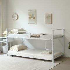 人気再入荷！【高さ110cm】ロフトベッド 耐震 ベッド 一人暮らし WHITE