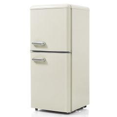 SMEG 小型冷蔵庫 クリーム色 レトロデザイン - メルカリ