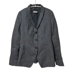 ZM1693 SPORTMAX スポーツマックス テーラードジャケット グレー ウール シルク混 レディース 40サイズのサムネイル