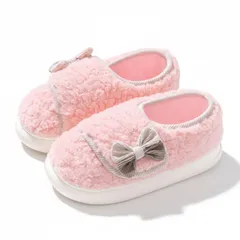 [Thujopsis] 介護シューズ レディース 冬用 あったか 室内履き リハビリシューズ ふわふわもこもこ 高齢者 プレゼント 2カラー 2サイズ (ピンク, 23cm) [ピンク] [23.0 cm]