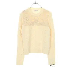 RED VALENTINO レッドヴァレンティノ レース切替 ケーブルセーター ニットのサムネイル