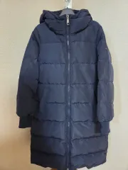 トミーヒルフィガー ネイビー ダウンジャケット ロング丈