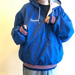 80-90s GAME Sportswear ハーフジップ中綿ナイロンパーカー ヴィンテージ Made in USA（メンズXL）251205