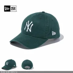 【S-M ヤンキース-ダークグリーン】ニューエラ NEW ERA キャップ 帽子 9TWENTY Washed 920