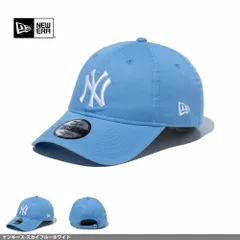 【S-M ヤンキース-スカイブルーホワイト】ニューエラ NEW ERA キャップ 帽子 9TWENTY Washed 920