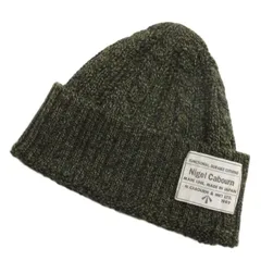 ナイジェルケーボン NIGEL CABOURN ニット帽 帽子 ウール カーキのサムネイル