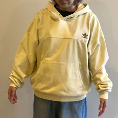 adidas アディダス トレフォイルロゴ コットンパーカー Y2Kヴィンテージ（メンズL）251209