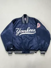 マジェスティック NEW YORK ニューヨーク・ヤンキース スタジアム スタジャン アウター L