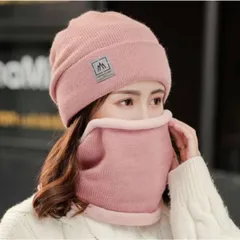 新品在庫処分sale ネックウォーマー 帽子　2点セット　冬　防寒