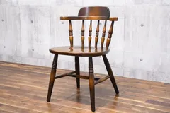 EKC76 飛騨産業 HIDA キツツキ 穂高シリーズ C81 ウィンザーチェア ダイニングチェア 楢/ナラ無垢材 飛騨の家具 セミアーム 食卓椅子