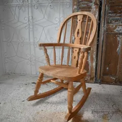 L3705-9 英国アンティーク チャイルドチェア ヴィクトリアン アンティークチェア ロッキングチェア チェア ダイニングチェア ベビーチェア イギリス