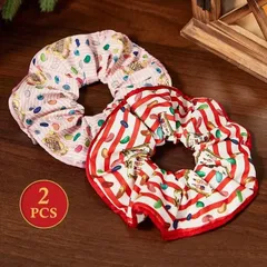 ハリーポッター　シュシュ　2個セット　ハニーデュークス　お菓子屋さん　レッド　赤　ホワイト　可愛い　ピンク　マルチカラー