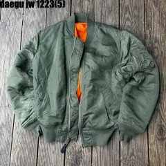アルファインダストリーズ パイロットジャンパー MA-1 ブルゾンジャケット カーキ 1223
