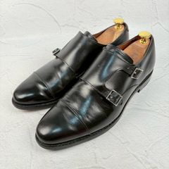 美品✨三陽山長 UA別注 ダブルモンク プレーントゥ 04108 US7 黒