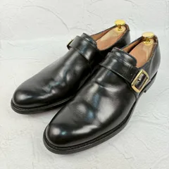 【汎用性の高い】JOSEPH CHEANEY&SONS ジョセフチーニーアンドサンズ シングルモンク 黒 ブラック UK7.5 / 25.5cm【W3263】のサムネイル