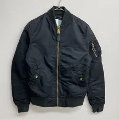 ALPHA INDUSTRIES フライトジャケット ブラック【メンズXS】