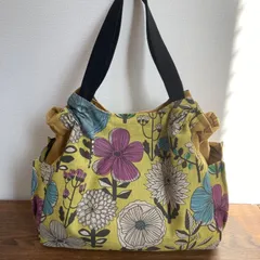 No.126 トートバッグ 大きめ 北欧風　ハンドメイド