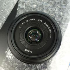 【全額返金保証】【最速発送】Panasonic LUMIX G 20mm/F1.7 II ASPH. H-H020A-K [ブラック] 動作確認済