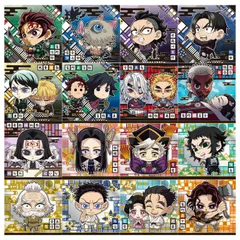 【未開封】鬼滅の刃 ディフォルメシール ウエハース 其ノ十四 Ｎ／Ｒ 16種 内袋未開封