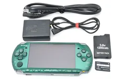 【希少カラー ・動作良好】SONY PSP-3000 SG スピリティッドグリーン 鮮やかな緑  廃盤品 激レア ゲーム機本体 PlayStation Portable ポータブル