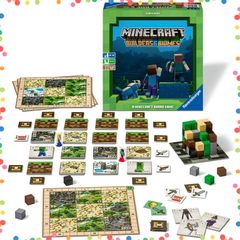 [Special Sale] Ages 4-10+ Minecraft: Builders & Biomes Board Game [Table Game, Minecraft, Minecraft Game, Gift (Birthday/Christmas)] Ravensburger