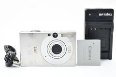 【動作良好品】Canon IXY DIGITAL 10 コンパクトデジタルカメラ デジカメ コンデジ シルバー 純正バッテリー・充電器付き 動作確認済み！ 初心者向け 懐かしい写りでエモい写真が撮れます！ オールドデジカメ