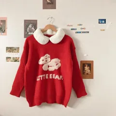 クマカラーニット