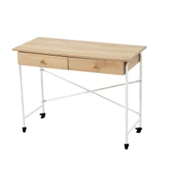 パソコンデスク デスク 書斎デスク キャスター付き 引き出し付き pcデスク コンパクト テーブル 机 学習デスク 学習机 勉強机 収納 一人暮らし おしゃれ