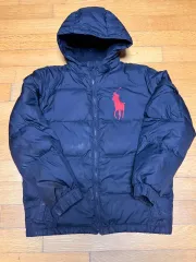 ポロ ダウン ネイビー ( 14 16 L)