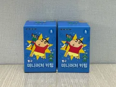 クレヨンしんちゃん ミニチュア フィギュア キーホルダー 2個 まとめ