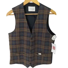 エディフィス EDIFICE チェック柄ベスト メンズ 表記無 