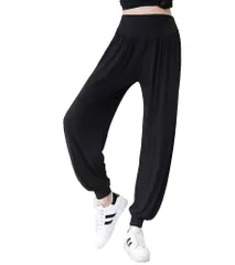 [ReiLuana] ヨガ パンツ レディース 七分丈 ジョガー 部屋着 ルームウェア スポーツ ストレッチ 美脚 足長 軽量 (JP, アルファベット, XL, ブラック10分丈) [ブラック10分丈] [XL]