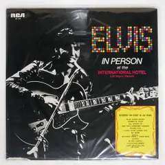 国内盤 ELVIS PRESLEY/IN PERSON AT INTERNATIONAL HOTEL/RCA SX60 LP