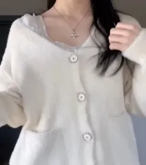 ユース baths アンゴラ カーディガン