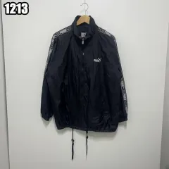 M PUMA プーマ オールドスクール 袖ロゴ ウィンドブレーカー