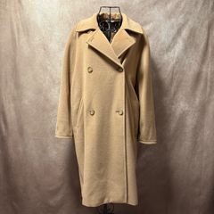 ジョルジオアルマーニ 黒タグ ベルテッドチェスターコート カシミヤ 