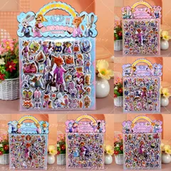 【新品】 ズートピア ニック ジュディ 1 枚ごとに両層構造 3D 立体シール 6 種 6 枚セット つやつや仕上げ 手帳デコ / 日記帳 / ご褒美シールに最適