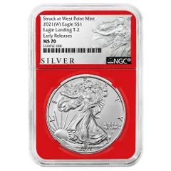 【新品】シルバー イーグル銀貨2021 Eagle PCGS MS70 T1 2021 (P) 1 oz American Silver Eagle Coin MS70 l JM Bullion™